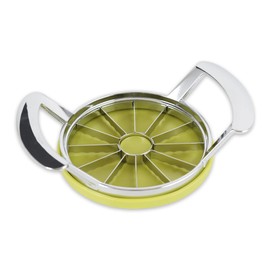 RSVP International Kitchen Tool Collection Core and Slice Apples, Jumbo Slicer, 7.32x4.92", Stainless Steel with Lid