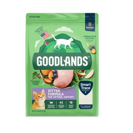 Trase A Good Land Dry Cat Kitten Formula, 3.15 lbs Bag 100% traceable Ingredients Using Our Unique Smart Trace ™ Technology.