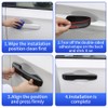 LUNQIN Car Door Handle Cover for Toyota RAV4 2019-2025，Highlander 2020-2026，Crown
