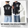 Single 4.0" White Chenille Varsity Letter Patch - Iron On