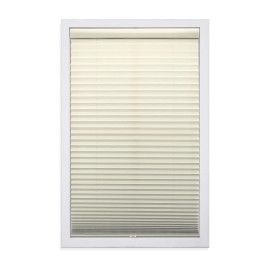 DEZ Furnishings QDER230640 Cordless Light Filtering Pleated Shade, 23W x 64L
