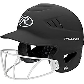 Rawlings Sporting Goods Highlighter Series Softball Helmet, Matte Scarlet
