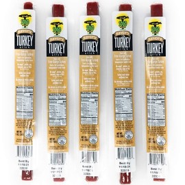 Savory Turkey, Sogo Snacks, No Sugar, 100% Free-Range, Non-GMO Turkey Sticks. No Added Nitrates, Gluten, Soy, MSG, Dairy, Nuts. Keto, Paleo Friendly (Turkey Savory, 1-oz, 12 Cnt)