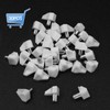 Jamiikury 30pcs White Shelf Pegs, 6mm Plastic Shelf Pins Shelf