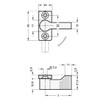 Ganter Normelemente GN 702-17-55-A-SW Locking Bolt with 4 Locking Positions