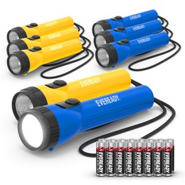 Eveready LED Flashlight (8-Pack) Bright Reliable Flashlights for General Purpose, Great for Camping, Car, Emergency Storm Power Outage Handheld Flashlight (Batteries Included)