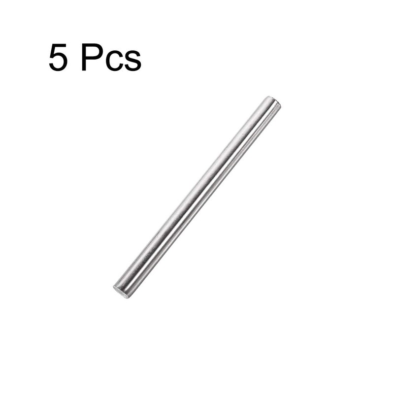 uxcell 8mm x 100mm 304 Stainless Steel Solid Round Rod