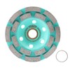 Diamond Grinding Wheel 100 mm Double Row Diamond Cup Wheel