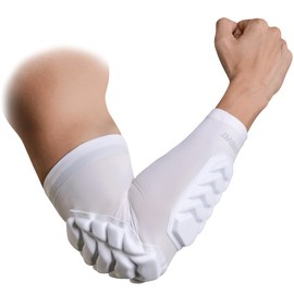 Legendfit Football Protective Arm Sleeves 2PCS for Youth Men Adult Compression Elbow Forearm Pads for Basketball Volleyball Wrestling Support