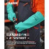 LANON - Guantes de nitrilo resistentes a los productos químicos,