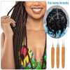 AIEX Pack of 5 dreadlock hook tool, hair crochet hook
