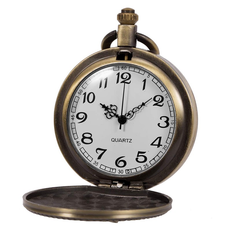 SIBOSUN Pocket Watch for US Navy, Steampunk Eagle Hawk Pattern