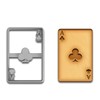 Poker Card Cookie Cutter - Ace of Clubs Design (4x2.6"),