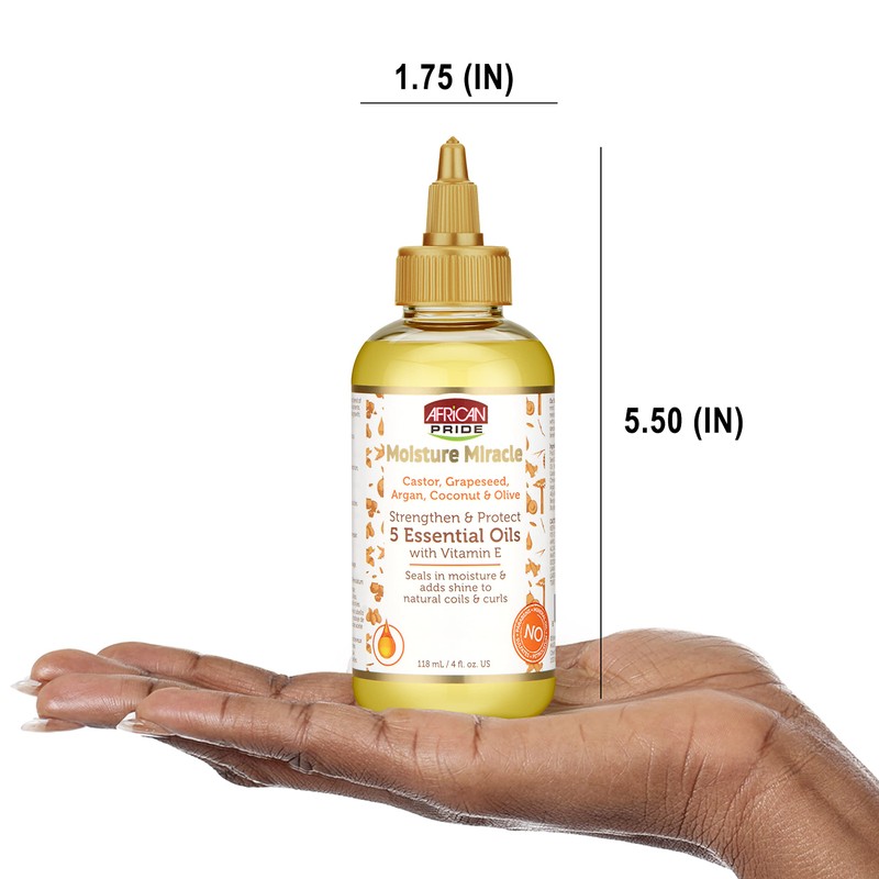 African Pride Moisture Miracle 5 Essential Oils 118 ml