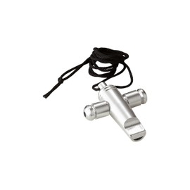 Meinl Percussion Samba Whistle Instrument - Samba Whistle With Lanyard - Musical Instrument - Aluminum, Silver (SW-1)
