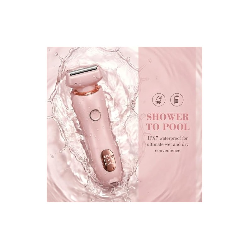Shave Pro.Electric Shaver for Women, Rechargeable, Waterproof Trimmer for Face,
