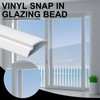 Maasechs 10 Pack 72" Vinyl Snap in Window Glazing Bead