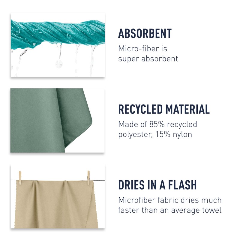 SEA TO SUMMIT ST82764 Airlight Towel, M, Moonlight