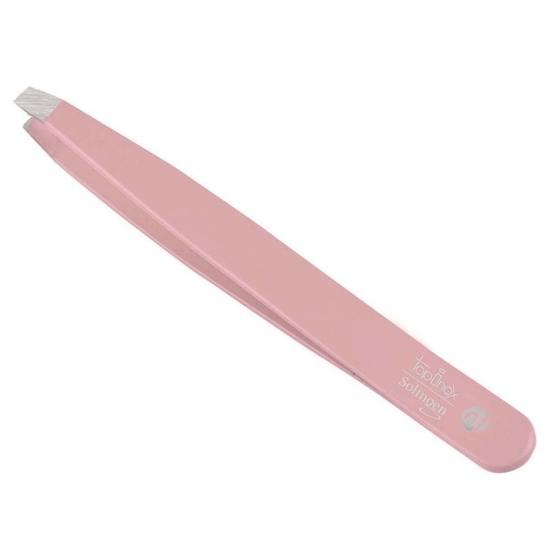Niegeloh Solingen Topinox Slant Tweezers Pink - Highest Precision Tips