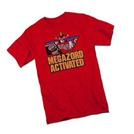 Megazord Activated -- Mighty Morphin Power Rangers Adult T-Shirt, X-Large