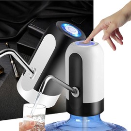 Koolmex Dispensador de Agua Inalámbrico Recargable USB - Bomba Despachadora con Gran Autonomía y Fácil Instalación