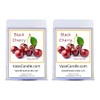 Black Cherry Vase Candle - An extremely strong aroma of