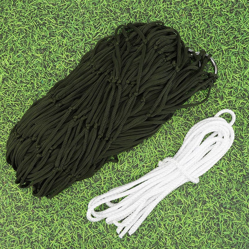Single Person Mesh Hammock, Thicken Nylon Fabric Camping Hammock Multi-functional