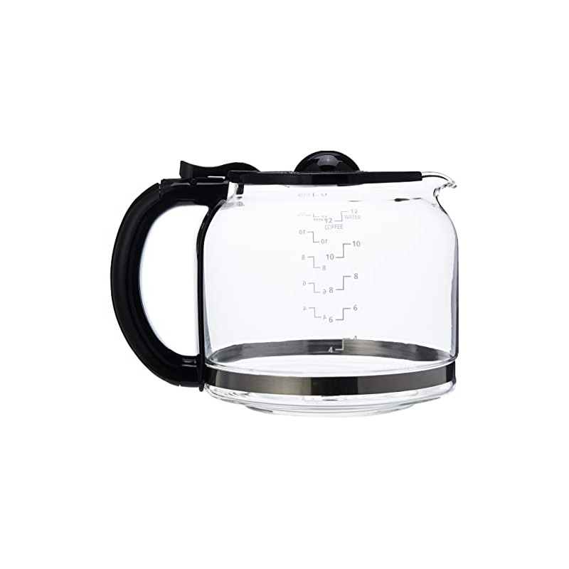 Capresso Glass Carafe 12 Cup, Black
