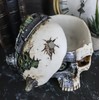 Ebros Gift Steampunk Horned Demon Cyborg Robotic Geared Skull Decorative