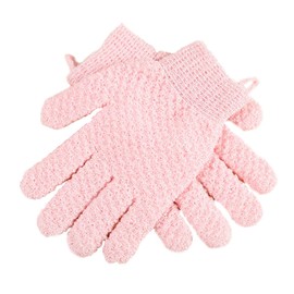 Body Scrub Gloves,Elastic Reusable Scrub Gloves for Shower - Flexible Portable Bathing Accessories for Back Face Hand Leg Underarm