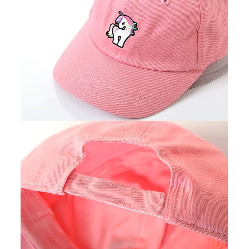 Julerwoo - Gorra de béisbol de unicornio para niñas, de
