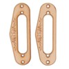 2PCS Pickup Mounting Ring Natural Maple Hard Decorative Single Coil