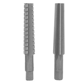 Set of 2 HSS MT2 Reamer, Conical Machines Reamer Morse Taper Reamer Hand Reamer with Cylinder Shank, Fine / Coarse Cone Reamer Cutting Tool Set 1.5 x 12.5 cm