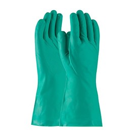 PIP Unsupported Nitrile, Unlined with Raised Diamond Grip - 15 Mil, Assurance 50-N140G, Green (Case of 12 Pair) Medium
