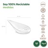 Finger Food 50 x Clear Reusable Drip Spoons