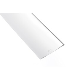 White Vertical Blinds Replacement Slats, for Doors and Windows. Easy Install Standard Replacement, 82.5” Long (2)