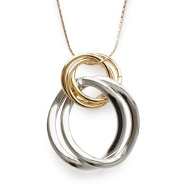 Jewel VOX Necklace, Nickel-Free, Oval, Long Necklace, Metal Allergy-Friendly, Stylish, Adult, Simple