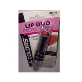 L.A.Colors Lip Duo Gloss/Lipstick CBLG148 Clarity