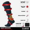 GoWith 2 Pair Unisex Merino Wool Compression Socks, 15-20 mmHg
