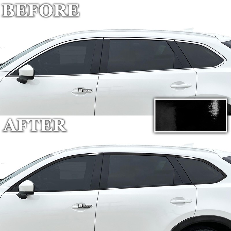 BOGAR TECH DESIGNS Side Window Chrome Delete Sticker Decal Vinyl