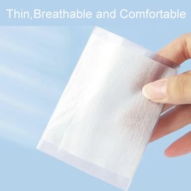 60-Piece Set Permanent Lip Tattoo Makeup Cotton Pads - Disposable for Easy Tattoo Coloring and Lip Protection