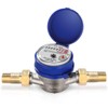 Hemobllo Water Meter Water Flow Meter Cold Water Meter for