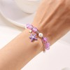 Rrdaily 2Pcs Matching Starfish Shell Bracelets for Daughter Friends Cute