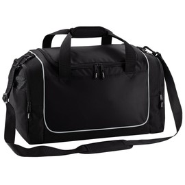 Quadra Teamwear Locker Duffle Bag (30 Litres) (One Size) (Black/Light Grey)