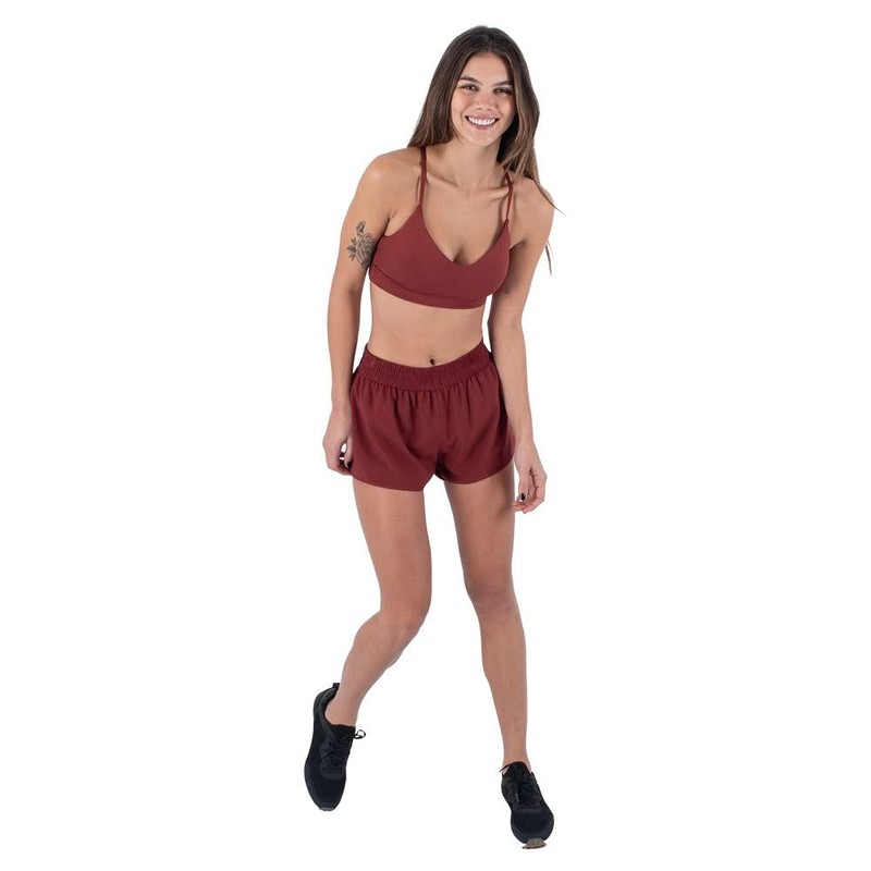 Sports Bra women - Solid Cross Back