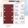 Aucenix Sanding Sheets for Electric Sander: 48Pcs Hook and Loop
