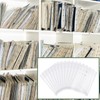50 Pcs A4 Size Clear Plastic Poly Envelopes with String