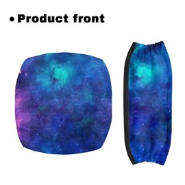 Gomyblomy Galaxy Print Seat and Backrest Covers for Rollator Walkers Stretchy Protective Covers Universal Rollator Walker Accessories for Seniors Adults Unisex