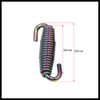 Hihaha 5pcs 59mm Multicolor Universal Motorbike Muffler Exhaust Pipe Spring