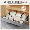 Seinloes 2 Pack Pull Out Cabinet Organizers 21"Deep With Raising